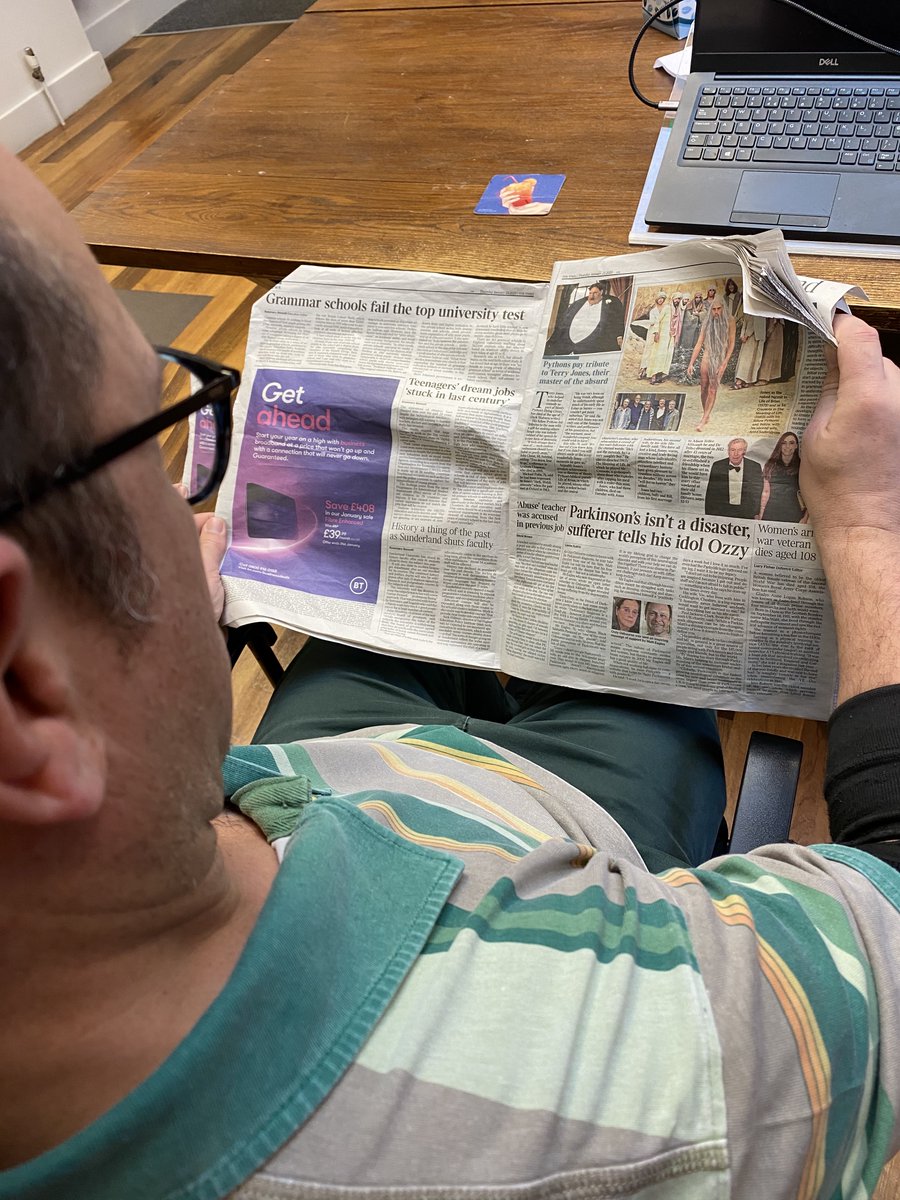 Parkylife (@pkylife) on Twitter photo There's a familiar face in todays <a href="/thetimes/">The Times and The Sunday Times</a>, it's our very own <a href="/MattEagles/">Matt Eagles ⚒️</a>.
Check out Matts open letter to the prince of darkness <a href="/OzzyOsbourne/">Ozzy Osbourne</a> as he welcomes him to the brighter side of Parkinson's.
#parkylife #rockon #brightersideofparkinsons #bignews #ParkinsonsDisease There's a familiar face in todays <a href="/thetimes/">The Times and The Sunday Times</a>, it's our very own <a href="/MattEagles/">Matt Eagles ⚒️</a>.
Check out Matts open letter to the prince of darkness <a href="/OzzyOsbourne/">Ozzy Osbourne</a> as he welcomes him to the brighter side of Parkinson's.
#parkylife #rockon #brightersideofparkinsons #bignews #ParkinsonsDisease