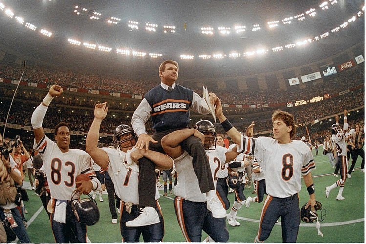 APLangComp2020's tweet photo. Does learning about the build up to one of the most successful football team sound interesting to you? What about getting great advice from many famous Chicago sports legends like Mike Ditka? All of this and more in “Reflection on the 1985 Bears”. #dabears https://t.co/p7LquoQVCi