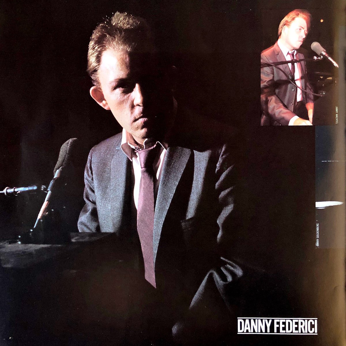 Thinking of Phantom Dan Federici on his birthday — he would have been 70 today, born January 23, 1950. These Jimmy Wachtel photos of Danny looking so damn cool are themselves 40 years old, from the tourbook for the original River Tour.