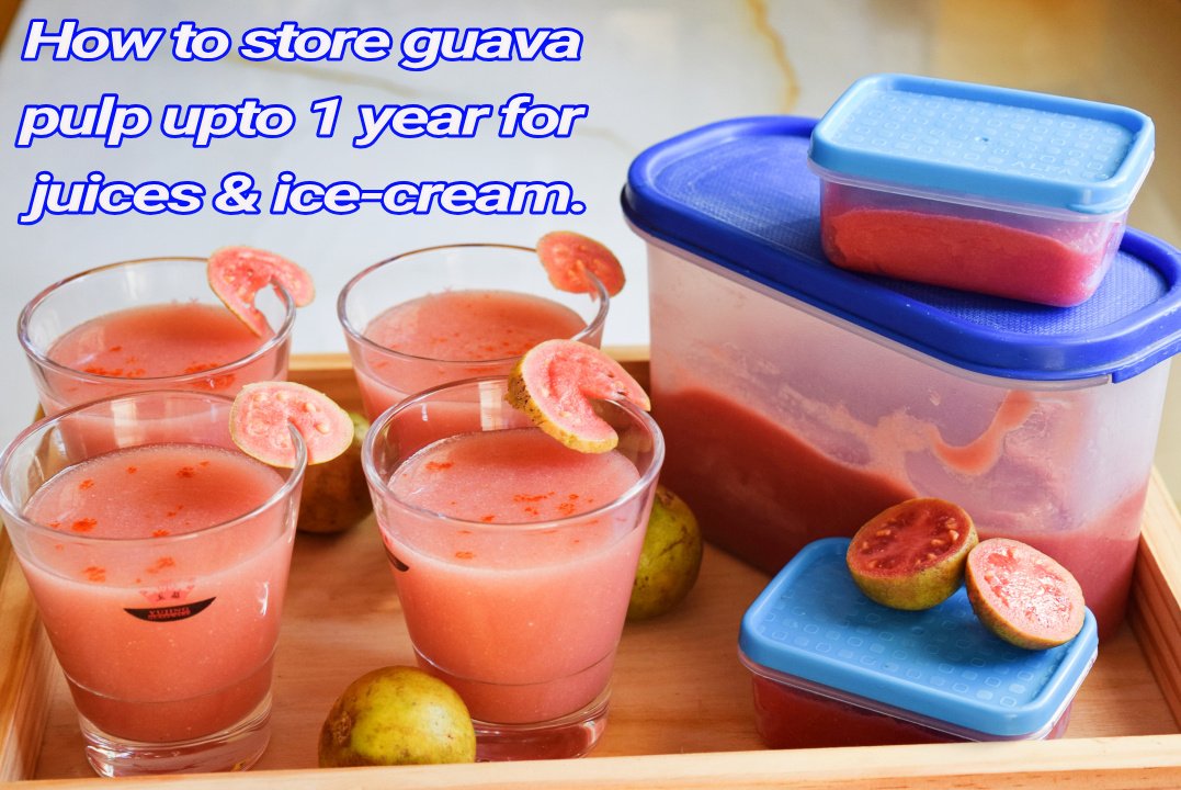 How to store guava pulp
अमरूद को स्टोर करने का सटीक तरीका। एक बार बनाकर स्टोर करें और साल भर ज्यूस के मज़े ले। 
youtu.be/OBkwZk29b6s