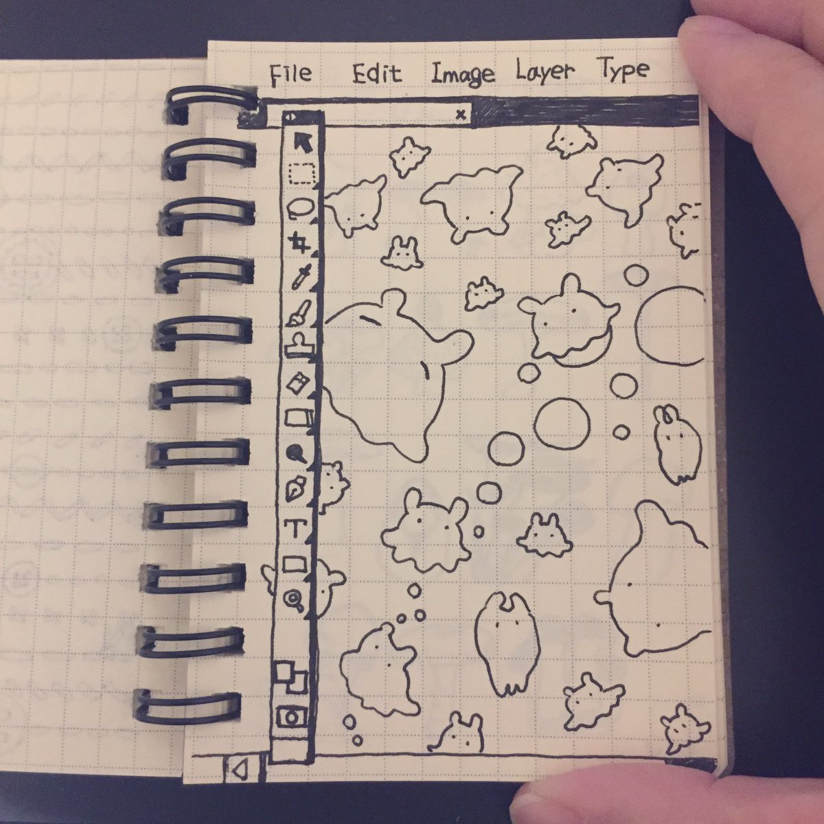 生き物の落書き✒️? 