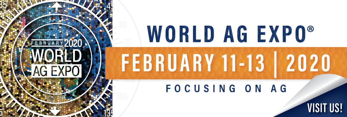 The Hose Company is returning to WorldAGExpo in Tulare, CA.  Come see us at booth 5303 and learn about our AG Spray hoses, Hydrauli-Flex™ 7600 PSI pressure washer assemblies, and the industry favorite Hydrauli-Flex™ hydraulic hoses and crimp fittings