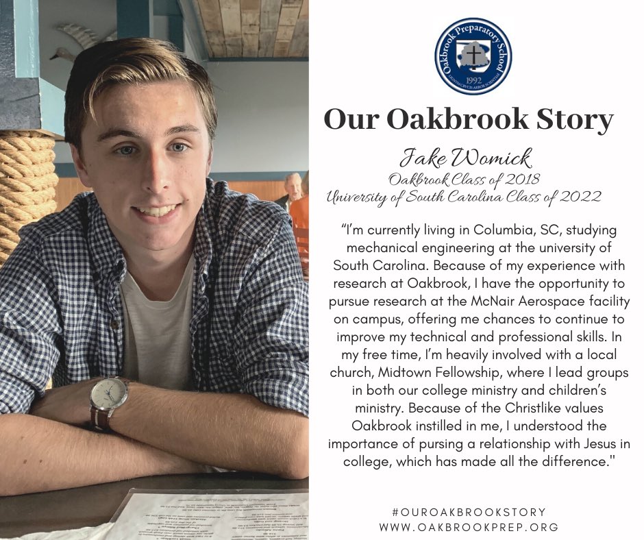 We are launching our next series of #OurOakbrookStory with interviews with our alumni. Read what they are doing now and how Oakbrook made a difference in their lives.