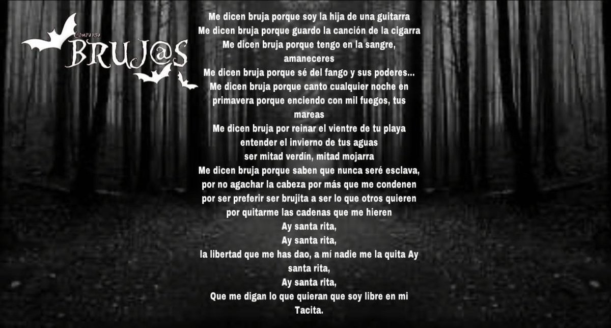 Aquí os dejamos una de las letras que interpretamos el pasado sábado 18 en el Gran Teatro Falla. Letra de Bea Aragón.