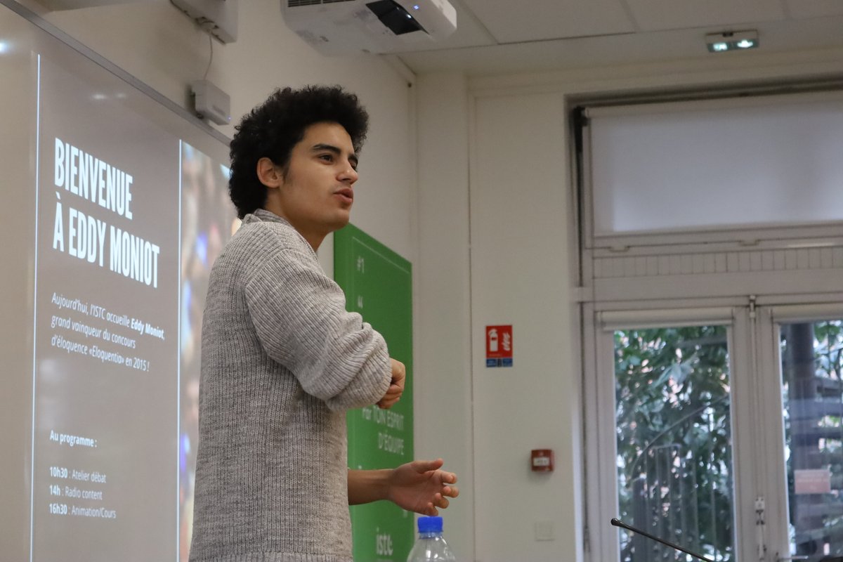 IstcLille's tweet photo. Bienvenue @EddyCmoa ! Retrouvez quelques passages de la journée sur le compte Instagram de l'ISTC @istc_lille ! https://t.co/LGwHnnxn6I