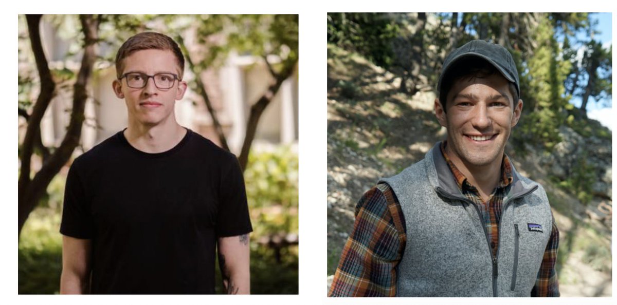 This week the lab welcomes rotation student Garrett (<a href="/GarrettGinell/">Garrett Ginell</a> ) and "full" student (is that a term?) Ryan (@REmenecker) co-advised with the wonderful <a href="/LabStrader/">Lucia Strader</a>!