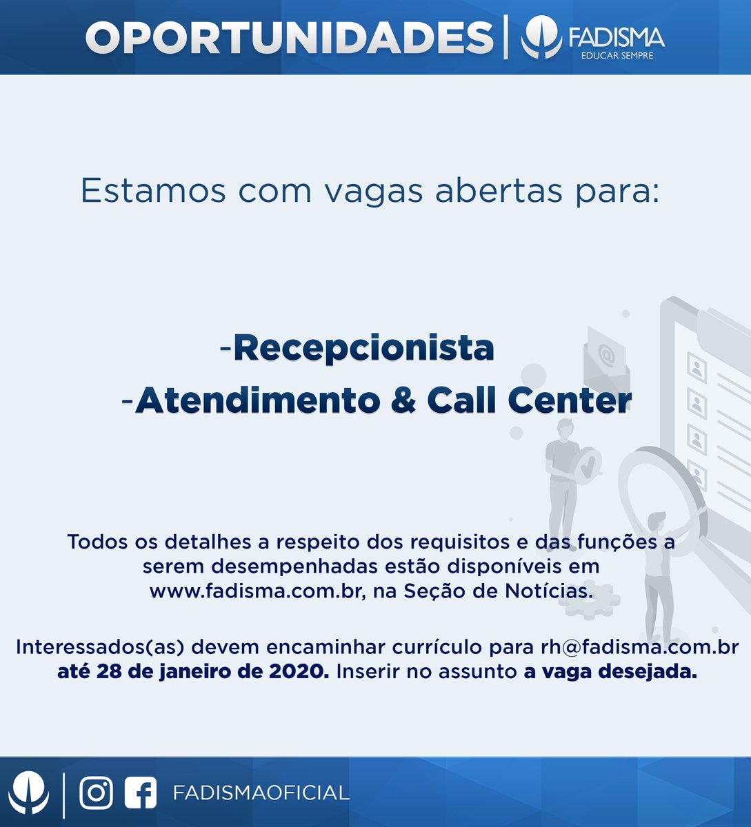 fadisma's tweet photo. #Oportunidades
Todos os detalhes em https://t.co/Bc26pUgFww https://t.co/of2Tm7m4Tv