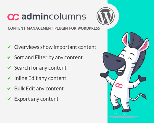 admincolumns's tweet image. Manage all your WordPress content in just one overview. Organize, search, filter, sort and inline or bulk edit any content. Also create your own personalized admin overview by adding required columns. 
admincolumns.com #WordPress #WordpressPlugins