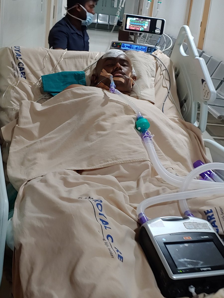 joefeniel's tweet photo. @Suriya_offl  @actorvijay This my Brother John Daniel studying 2nd year https://t.co/jm3Ncny8r1 physics in Karunya institution. On 16th of january hes has met with an accident. He has got a severe Traumatic Brain injury. Doctors say that it would cost nearly 18 to 20 lakhs approx https://t.co/jsfRVU2Ty4