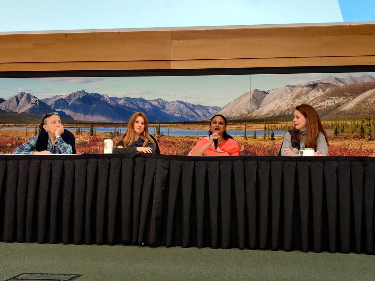 ScienceWCBOE's tweet photo. @wcboejmb teacher Hema Bhaskaran sharing her #mwee experiences at the 2020 Chesapeake Bay Program #elitforum https://t.co/QIrbXXFtyU