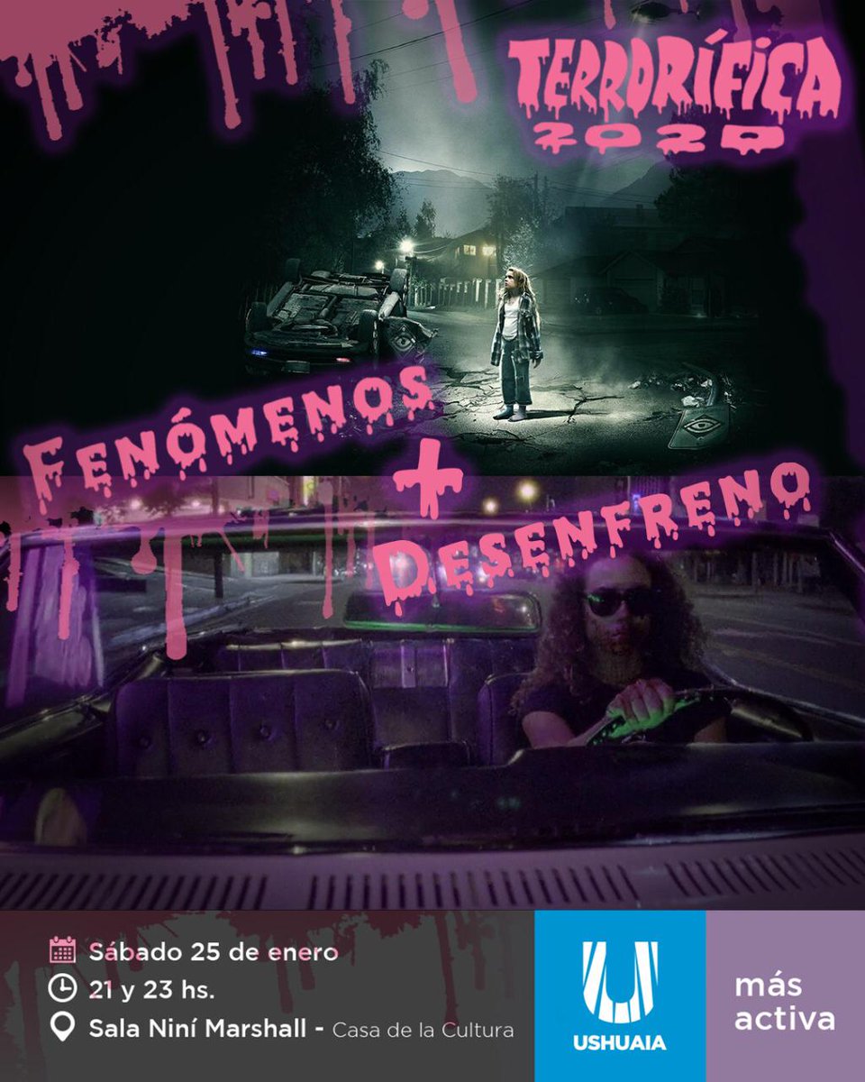 noteentusiasmes's tweet photo. Hoy imperdible ! #Terror del bueno en #Ushuaia . Vengan! @nosoytocuen @fede_marcel @ushnoticias @UNTDF @AbelSberna @soltalarana @NaMallemaci @PrensaCENT11 https://t.co/yUG8JJX9S4