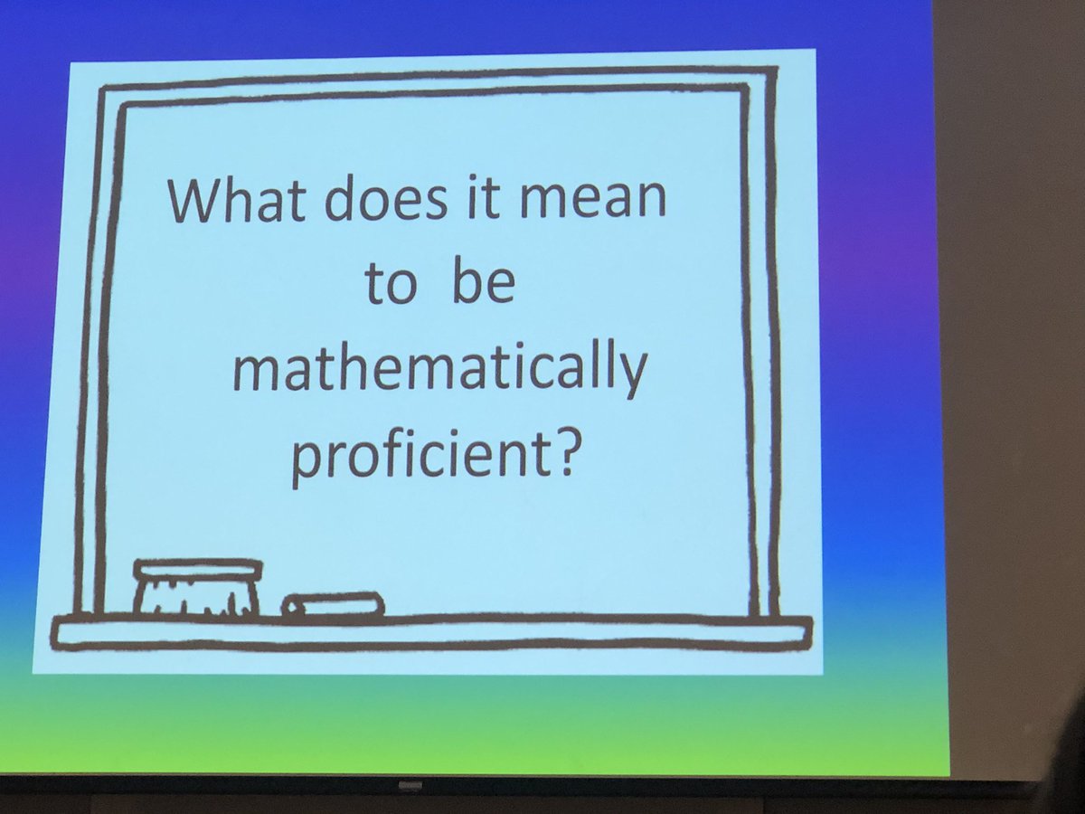 whitneegrant's tweet photo. “No one stops you on the street and hands you a work sheet.  Mathematical proficiency means the ability to flexibly apply your understanding of mathematical concepts” ❤️ @SueOConnellMath https://t.co/TeUOPXPhuM