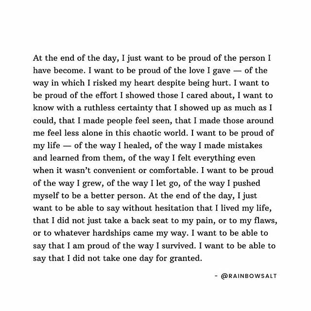 lo_myrick's tweet photo. “At the end of the day, I just want to be able to say without hesitation that I lived my life.” Drop me a 💛 if you feel this too!
.
Have been resonating so much with this quote since I found it a month ago. @rainbowsalt is the real deal. She expresse… https://t.co/RbJSylZwih https://t.co/5wCXjPt4iC