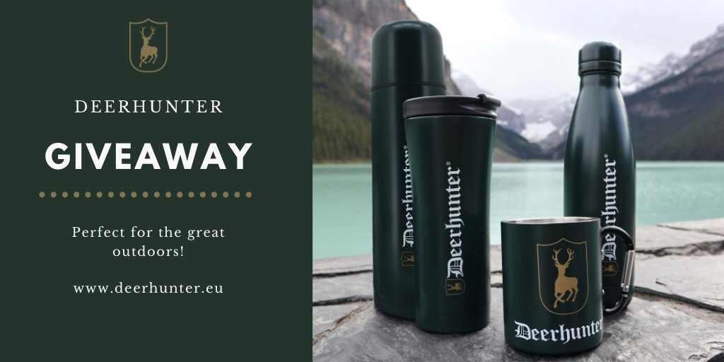 It's Giveaway Time! Win one of our popular bottles/flasks/cups below - You choose which one 😀  
￼
✅Like 
✅Retweet 
✅Follow <a href="/Deerhunter_eu/">Deerhunter</a>

1 winner will be chosen by random on January 28

Good Luck! 🍀

👉deerhunter.eu/en/collection/…

#Deerhunter #giveaway #win #competition