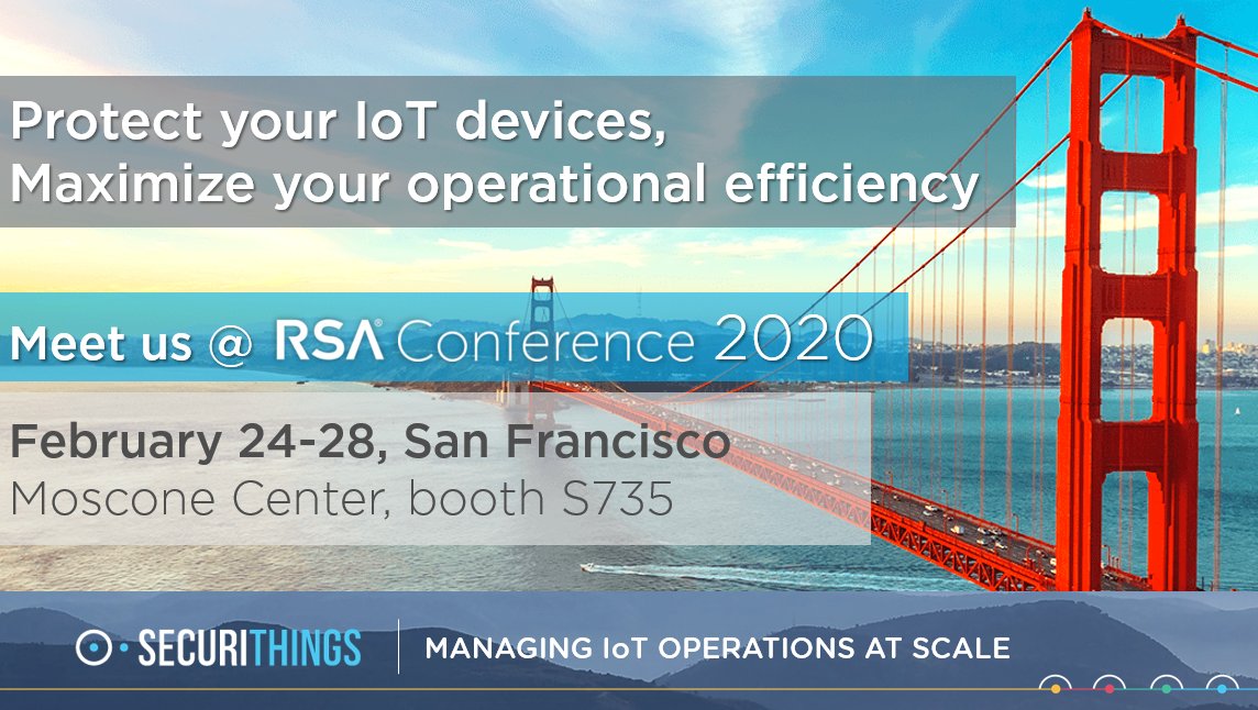 Meet our experts at #rsac 2020 (February 24-28, San Francisco) to discover how to protect your #IoT devices while maximizing your #operational #efficiency - request a demo here: hubs.ly/H0mJ2tt0