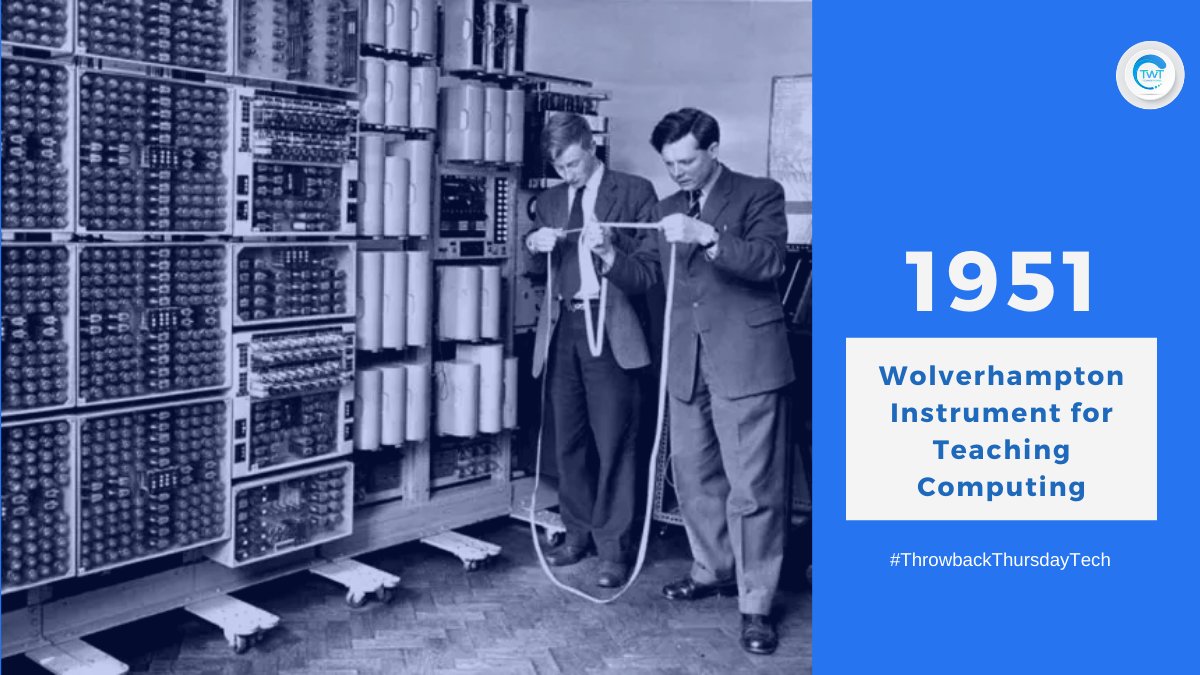 TechWeb_Trends's tweet photo. Harwell's 1951 model called 'The WITCH' was short for Wolverhampton #Instrument for Teaching Computing.
#ThrowbackThursdayTech #Technology https://t.co/GUtdPgnN5G