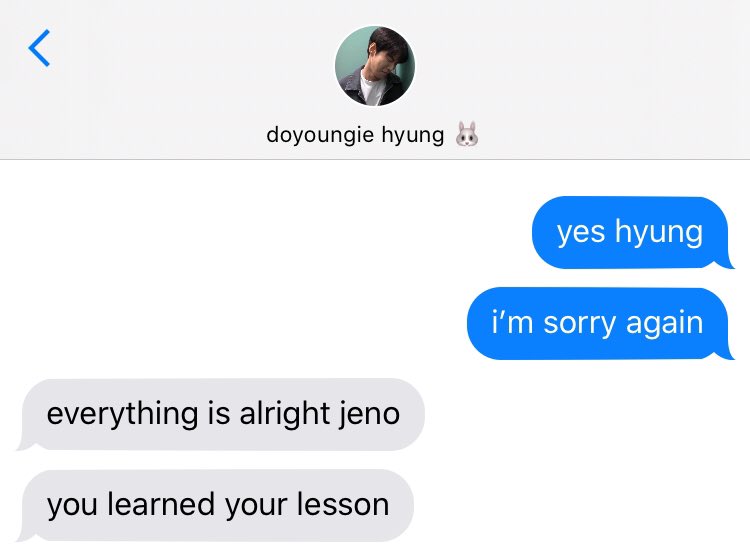 why didn’t you just text renjun