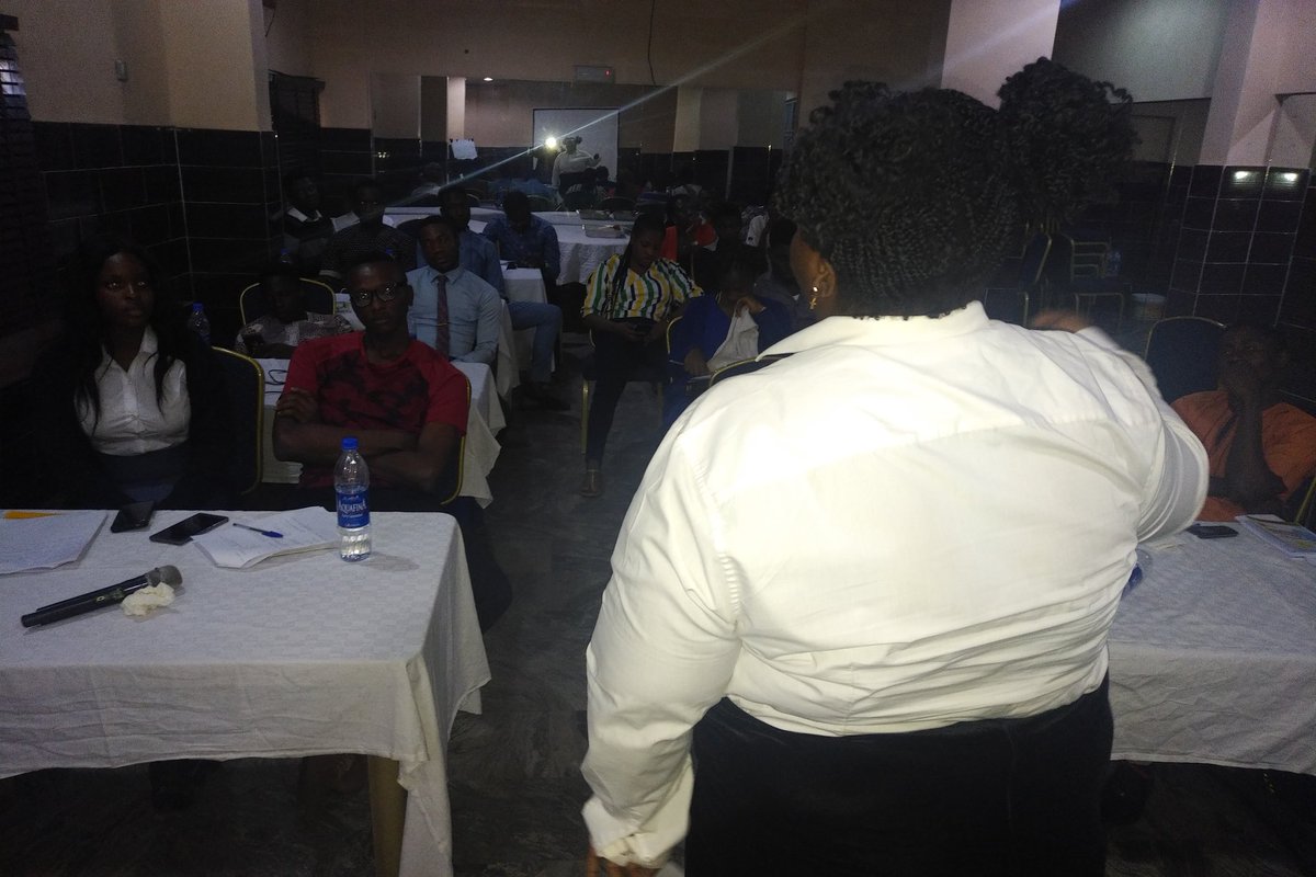 ICTAdvocates's tweet photo. Ongoing:
Students of Univ. of Nigeria Nsukka presenting their ideas on how they can sensitize their communities on #HateSpeech & #ViolenceAgainstWomen during a training organized for them by @ICTAdvocates with support from @NDI as part of the Countering #HateSpecch Project @YZYau https://t.co/cHs6Yi4uv3