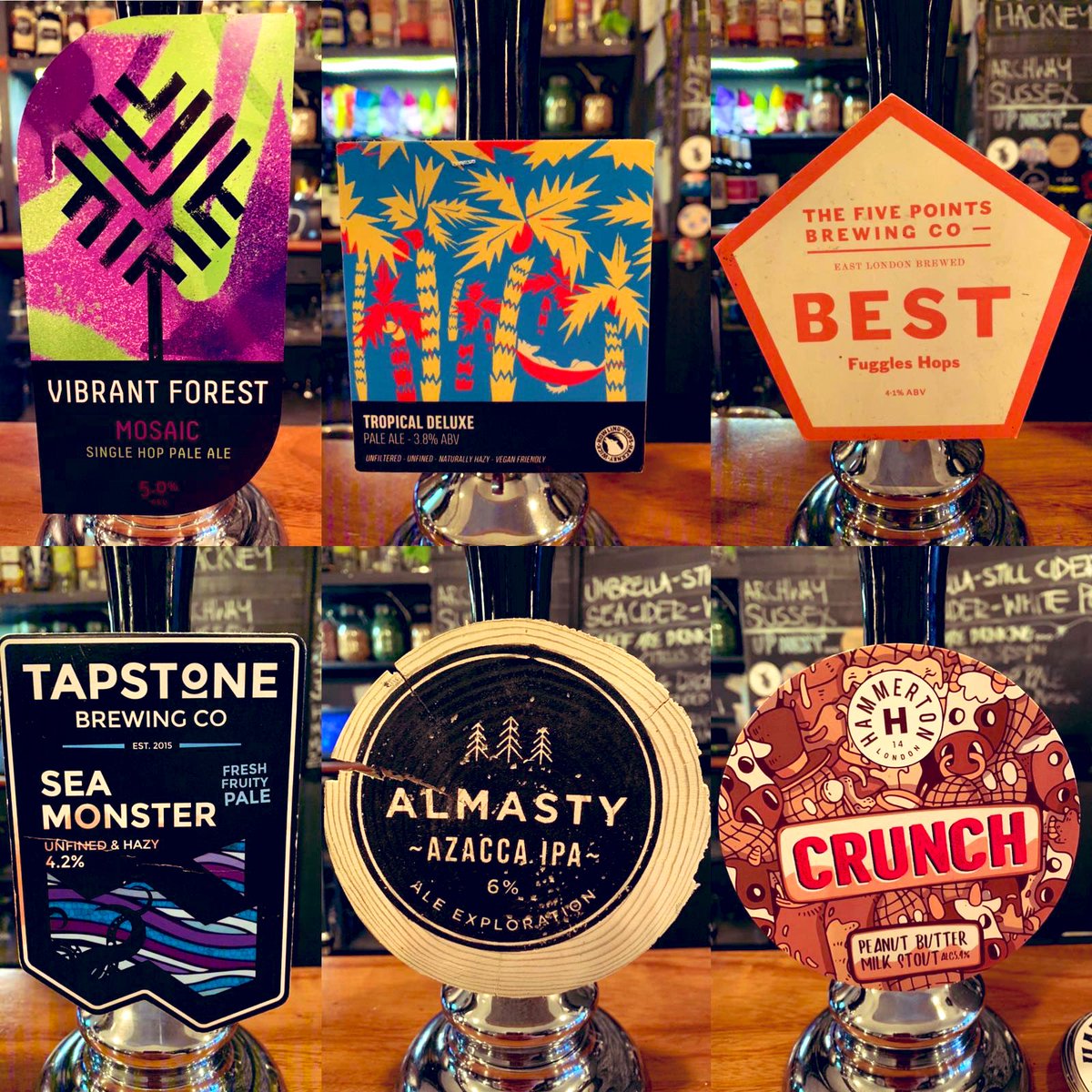 DukesHighgate's tweet image. Thursday cask action @Vibrant_Forest @HowlingHops @FivePointsBrew @TapstoneBrewCo @AlmastyBrewCo @HammertonBrew