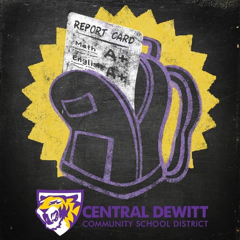 CentralDeWitt's tweet photo. Ekstrand parents don't forget to check your child's backpack for their report card after school today! Intermediate, middle, and high school student grades are accessible through Infinite Campus. #centraldewittsd https://t.co/9QiiZ2lNZN