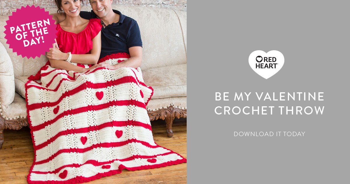 The cuddles come naturally when shared under this heartwarming #crochet #blanket. It's a wonderful #gift for #Valentine's Day, an #engagement, #wedding or #anniversary.
Get the pattern of the day: bit.ly/2RhNQEK
#RedHeartWithLove