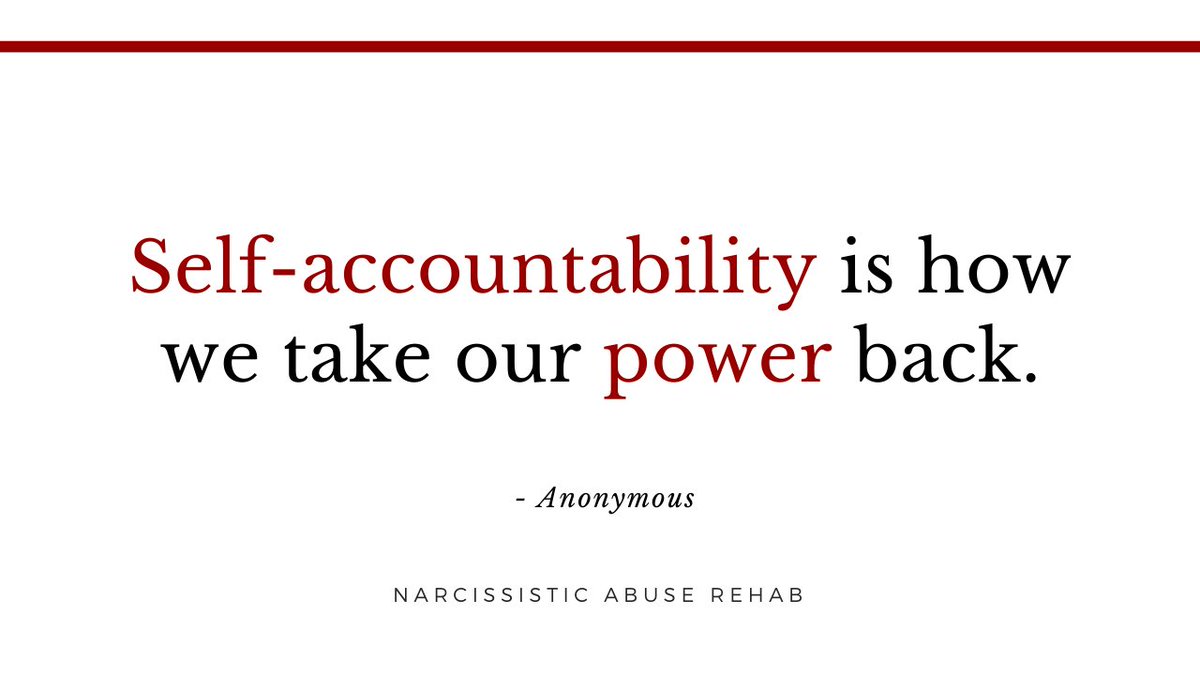 narcabuserehab's tweet photo. Self-accountability is how we take our power back.

#NarcissisticAbuse
#MentalHealth
#StayInYourLight
#SelfAccountability https://t.co/RdpxUY2fOy
