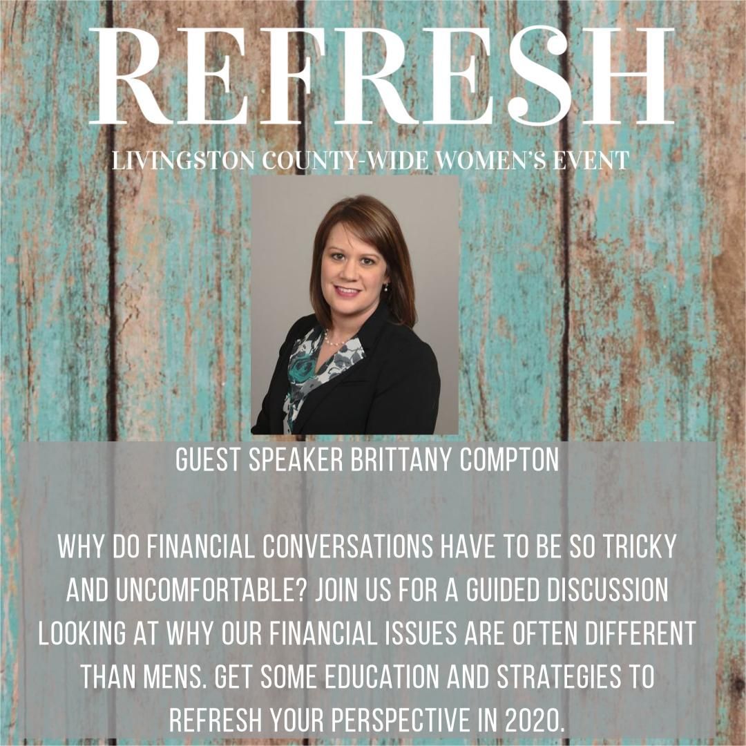 ventureon59's tweet photo. Ladies! Join us February 1st as guest speaker Brittany Compton talks about financial conversations for women. Sign up quickly to reserve your ticket, you wont want to miss this incredible event! Sign up on the link below. #venturewomen #refresh 

https://t.co/ODSJGWY9kB https://t.co/aurtnnkWVX