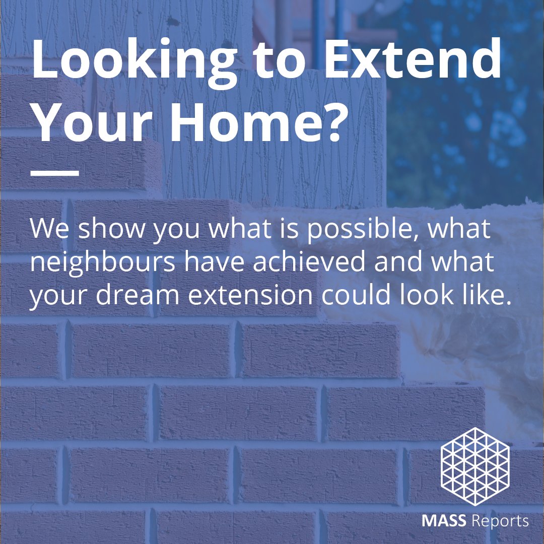 mass_reports's tweet photo. Our Extension Report has just landed! 🏠📄

Features include: extension &amp; design suggestions, floor plans and even the option to sketch out your ideal interior. 

Head over to our Facebook to enter our competition to win a FREE extension report.

#property #extending #extensions https://t.co/rh5tiJcsW9