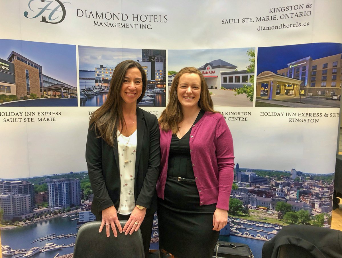 Our thanks to all who stopped by to say hello during yesterday's Hospitality, Food &amp; Tourism Management Job Expo at the University of Guelph. We wish you the very best and look forward to crossing paths in the future.  diamondhotels.ca #UofG #HFTM #DiamondHotels