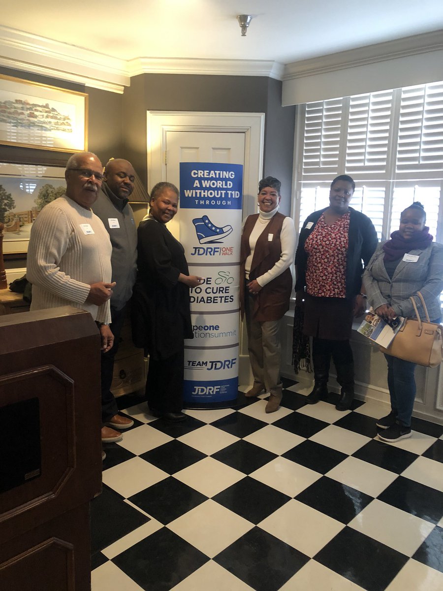 Breakfast with the sponsors for the JDRF(juvenile diabetes reasearch fund) to find a cure for Type 1 Diabetes, showing my support!