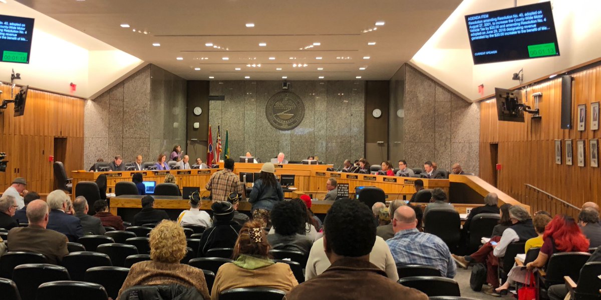 MayorLeeHarris's tweet photo. Week after week, we have seen citizens come to the County Commission and advocate for a dedicated investment in public transit, including members of @MICAH_901 and the @MemphisBRU. #Future4Transit https://t.co/KZHklqh6nU
