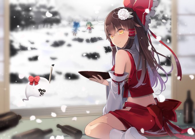 あけましておめでとーございます! #博麗霊夢 #東方 https://t.co/4S4HP6Hcbu 