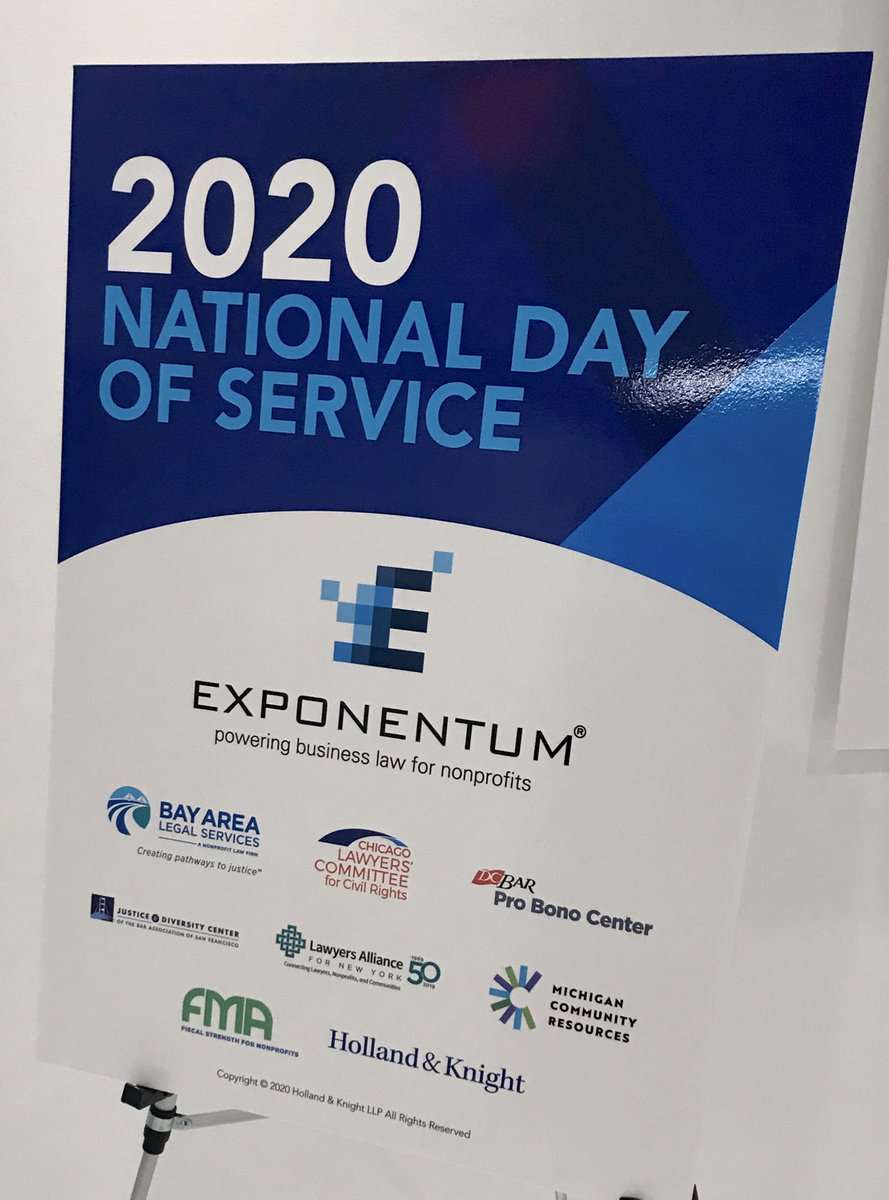 darryljmaxwell's tweet photo. Excellent start to @DCBarProBono #Exponentum #NationalDayOfService Fiscal Management Legal Clinic for #Nonprofits. Many thanks to @Holland_Knight for hosting &amp; @FMA4Nonprofits for partnering with us. https://t.co/iic8RAjf5v