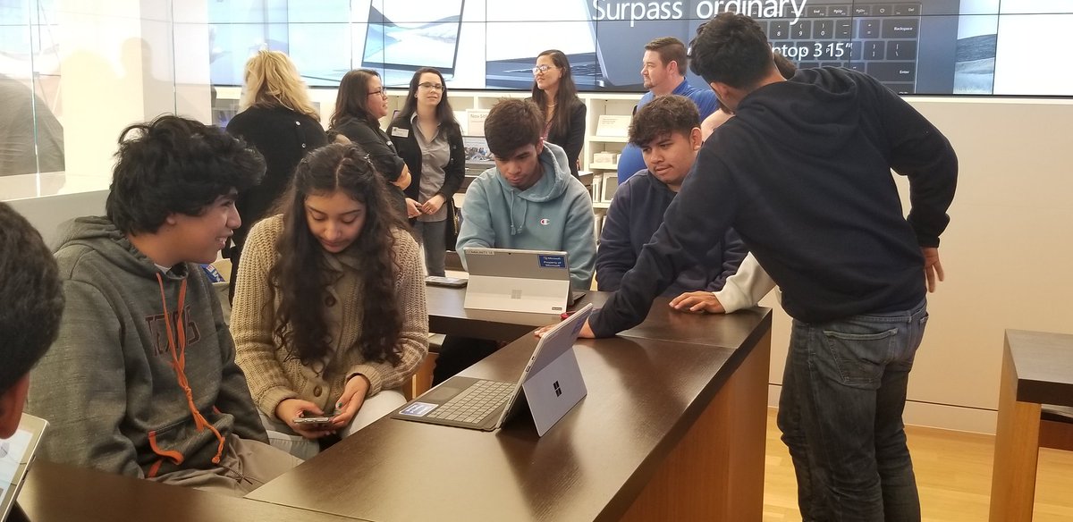 @NotheastECHS Explorer Post 654 is building new companies to solve real world problems @MicrosoftStore . Thanks to our partners #Woodforestcares !