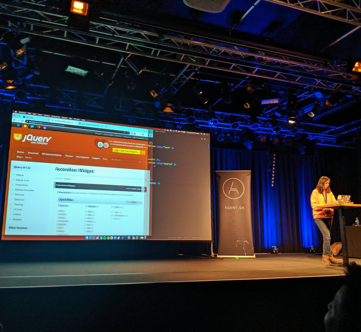 jQuery UI being presented in all of its glory