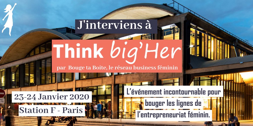 J’interviens à #ThinkbigHer, l’événement national de <a href="/BougeTaBoite/">Bouge ta Boite</a> , ce soir et demain à   <a href="/joinstationf/">STATION F</a> 
700 entrepreneur.e.s + 40 intervenant.e.s + 14 ateliers

Fière de présenter <a href="/BemojooS/">Be Mojoo</a> et de représenter les #entrepreneures :)

 #bougetaboite #entrepreneur