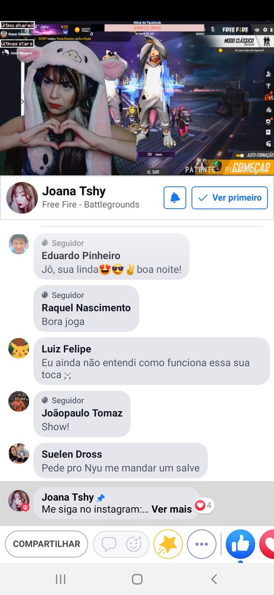 f22edu's tweet photo. @joanatshy parabens pela meta batida ontem jô.sucesso pela frente coisa Linda😎✌ https://t.co/LGI1hewBDO