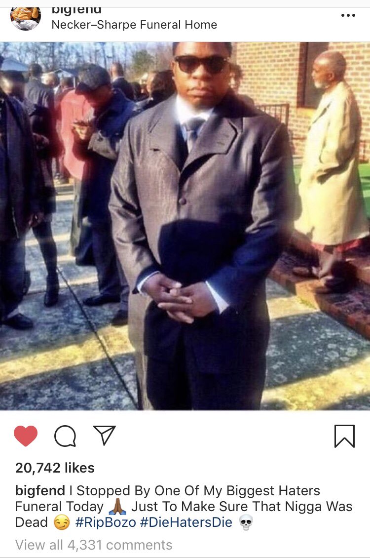 NDrecbball's tweet photo. Tim at Mr Peanuts funeral https://t.co/UnJxzk8jxl