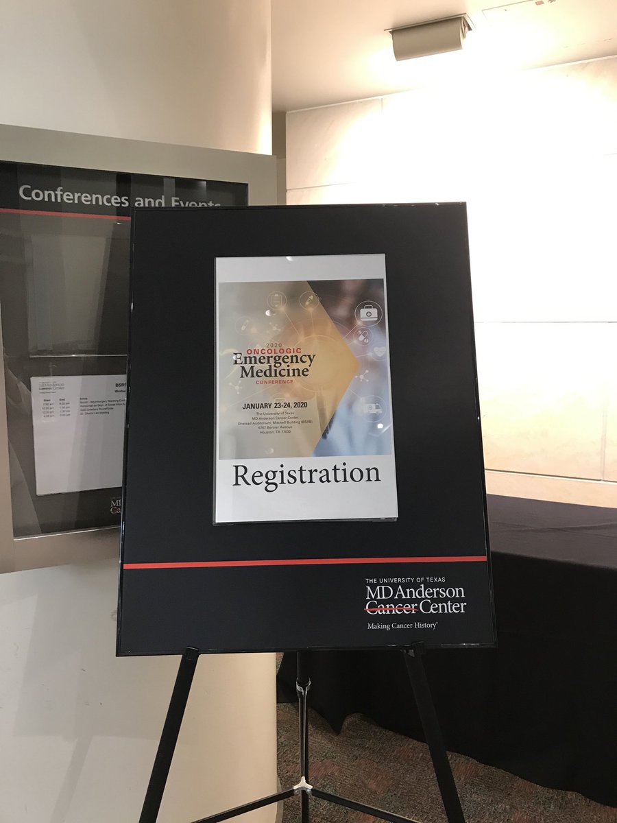 6th annual ONC EM conference ⁦<a href="/MDAndersonNews/">MD Anderson Cancer Center</a>⁩ !