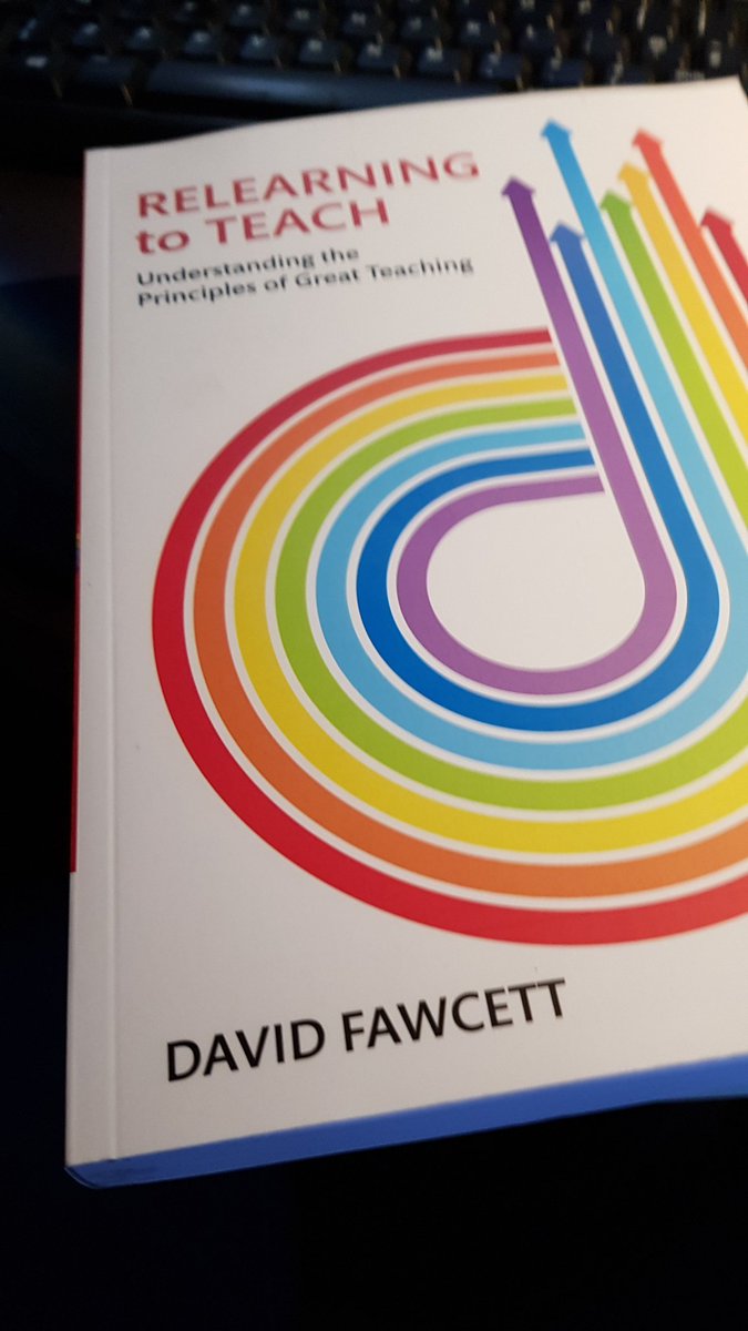 geekclubmaster's tweet photo. Look what just arrived today! Looking forward to reading this one @davidfawcett27 #relearningtoteach https://t.co/WYlwzbP2FM