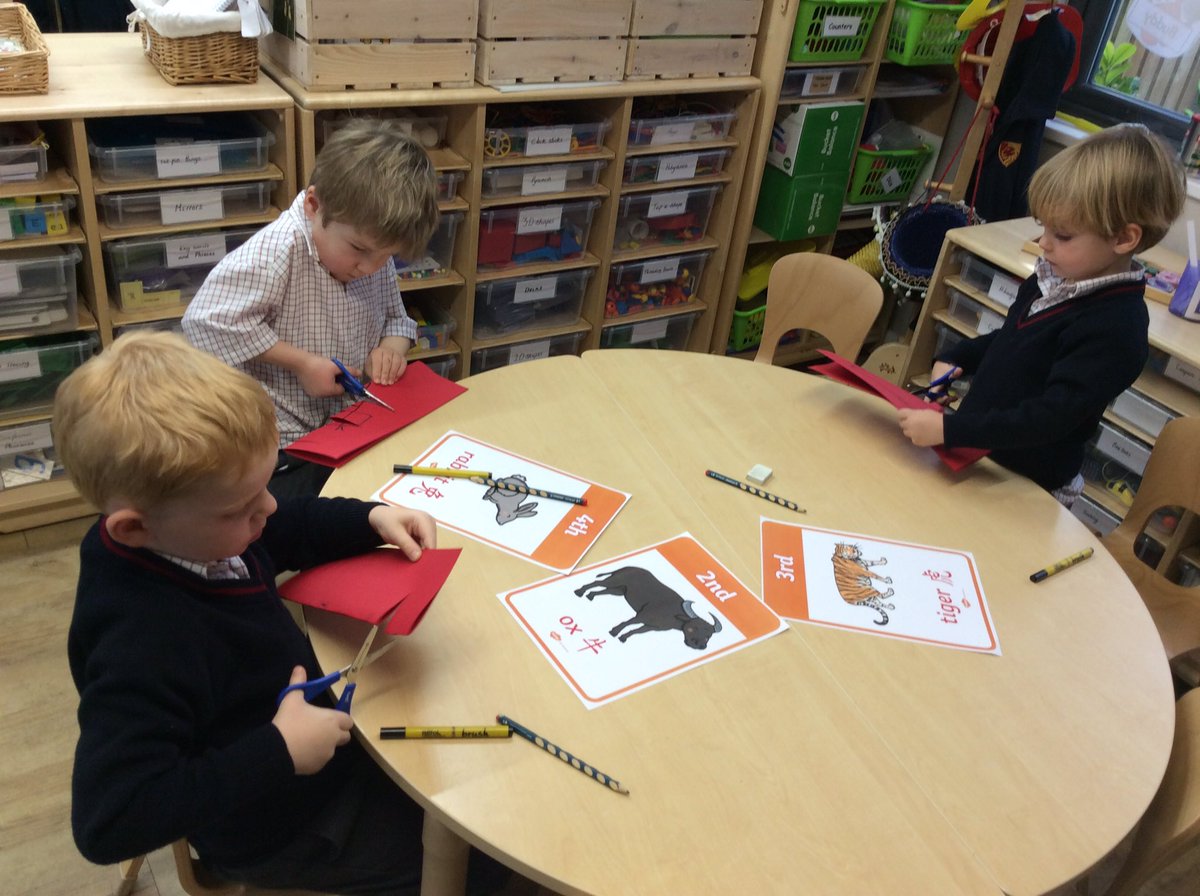 MoulsfordPP's tweet photo. For class writing and Art this week, Bobcats have made Chinese dragons and drawn Chinese characters onto red card and made paper lanterns. ๐๐ฎ๐งง #mpsfun #mpsactivities #EYFS https://t.co/XsjjtEc9ZP