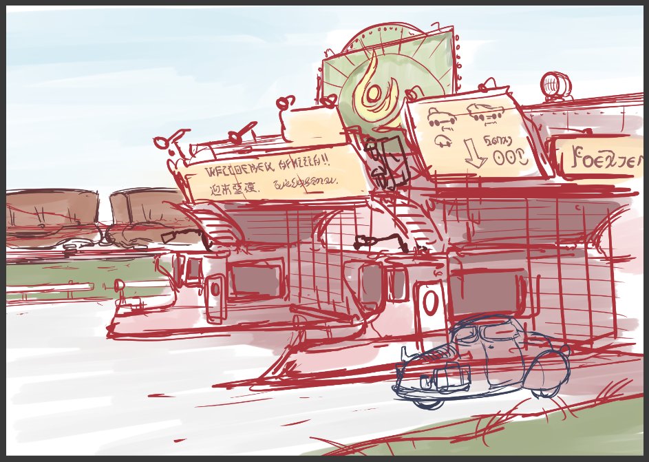 過去のお蔵入りイラスト
やる気が無くなって放棄したイラスト数知れず

Failed sketches that would never finish 
