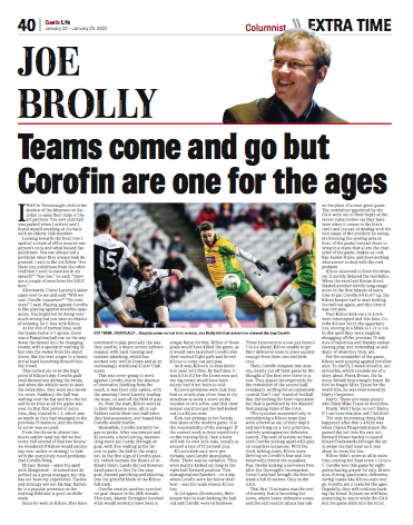 Gaelic_Life's tweet photo. #InTheGL - Joe Brolly explains why Corofin should be lauded, and also suggests that Kilcoo lacked innovation.
Do you agree with him?
Another #MustReadGL piece from @JoeBrolly1993 - Buy the digital edition now - https://t.co/2jLk66Mwuz https://t.co/TesY6fVvoV