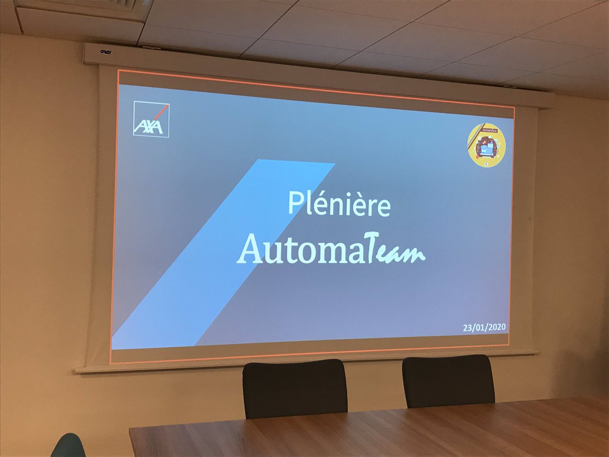 helene_haing's tweet photo. Première plénière de l’année pour la communauté AutomaTeam de l’#axaguildetest. Moment de partage sur les process et stratégies d’automatisation @AXAJobs_fr https://t.co/WmMGXHoo71