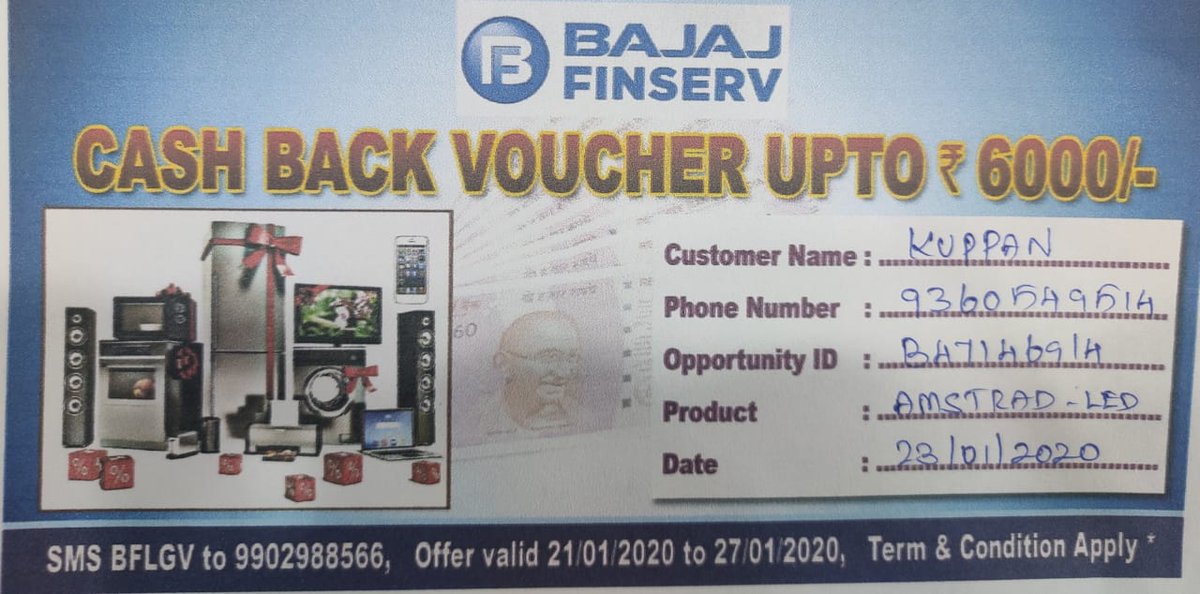 JILLU1426's tweet photo. #bajajfinserv #easyemi #bflcashback #Republicday2020 #JustEMI
SATHYA AGENCIES - TIRUVANNAMALAI https://t.co/sUZTQYxCBz