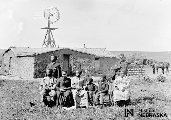 nehistorical's tweet photo. Born in slavery in North Carolina, Moses and Susan Speese had Solomon Butcher take this portrait on their Nebraska homestead in 1888. https://t.co/LtMKqqISCB