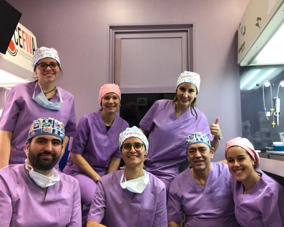 KitazatoIVF's tweet photo. Yesterday we visited @CefivaAsturias. Where we held a workshop with Silvia Camacho, from @ClinicaGinefiv, and a great team of #IVFHeroes from FIV 4 and Clínica San Francisco de León too. Thank you all for your hard work fighting against infertility! 🦸♂️🦸♀️
#Embryology #IVFHero https://t.co/UVrQqhe277