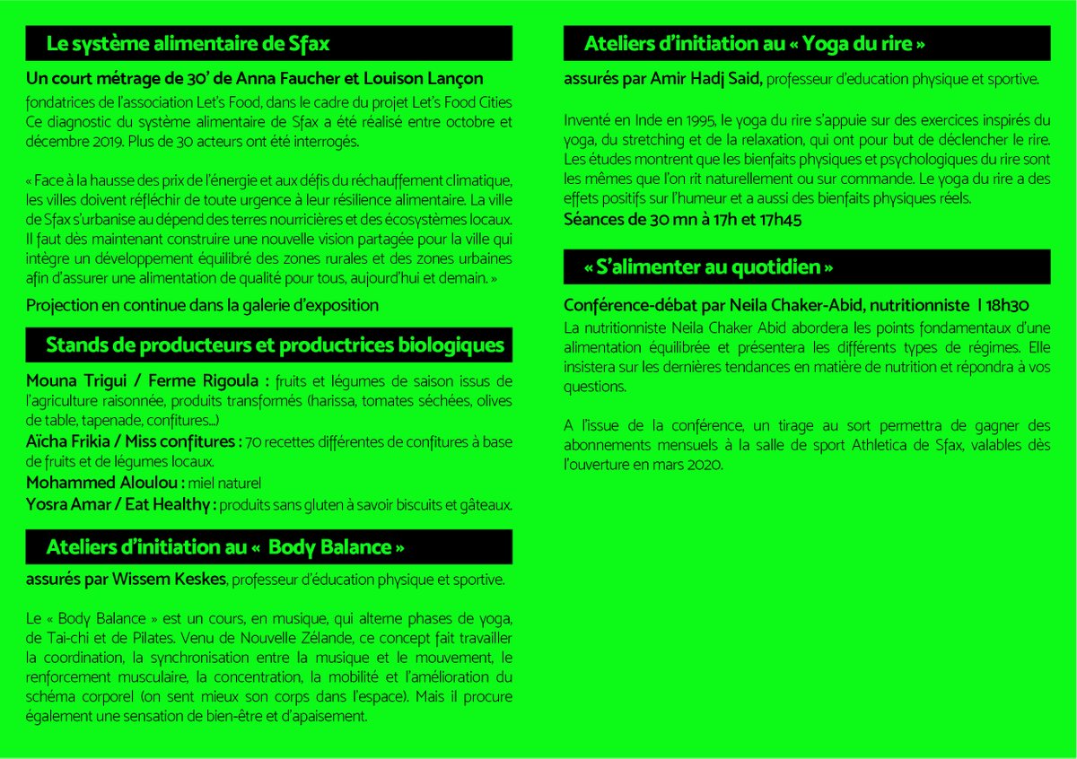 La "Nuit Des Idées", grand rendez-vous dédié à la pensée et au partage des idées, revient le 30 janvier 2020 à Sfax !
#LaNuitdesIdées <a href="/IFParis/">Institut français</a> #bienetre <a href="/IFTunisie/">IFTunisie</a> #developpementdurable #yogadurire #bodybalance #nutrition #bio @LetsFoodCities
➡️ facebook.com/events/1594742…