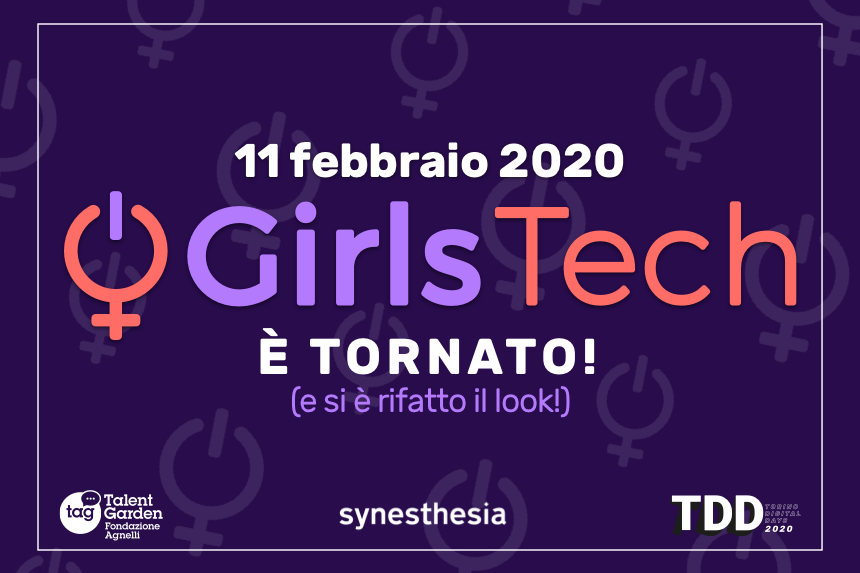 Agenda and speakers for Girls Tech 2020 live today girlstech.it We've got really powerful speakers, with excellent stories to share. Excited for this project. #girlstech2020 #womenintech