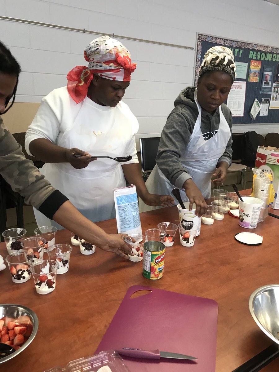 A morning with Yorkwoods parents with Indian Chai and learning to make healthy snack.